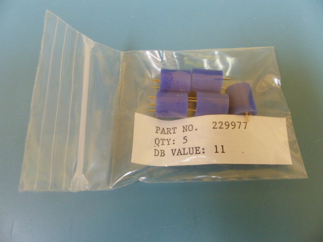 Scientific Atlanta 229977 Qty of 20 per Lot 11dB Attenuator TO5 FIXED 80MHZ