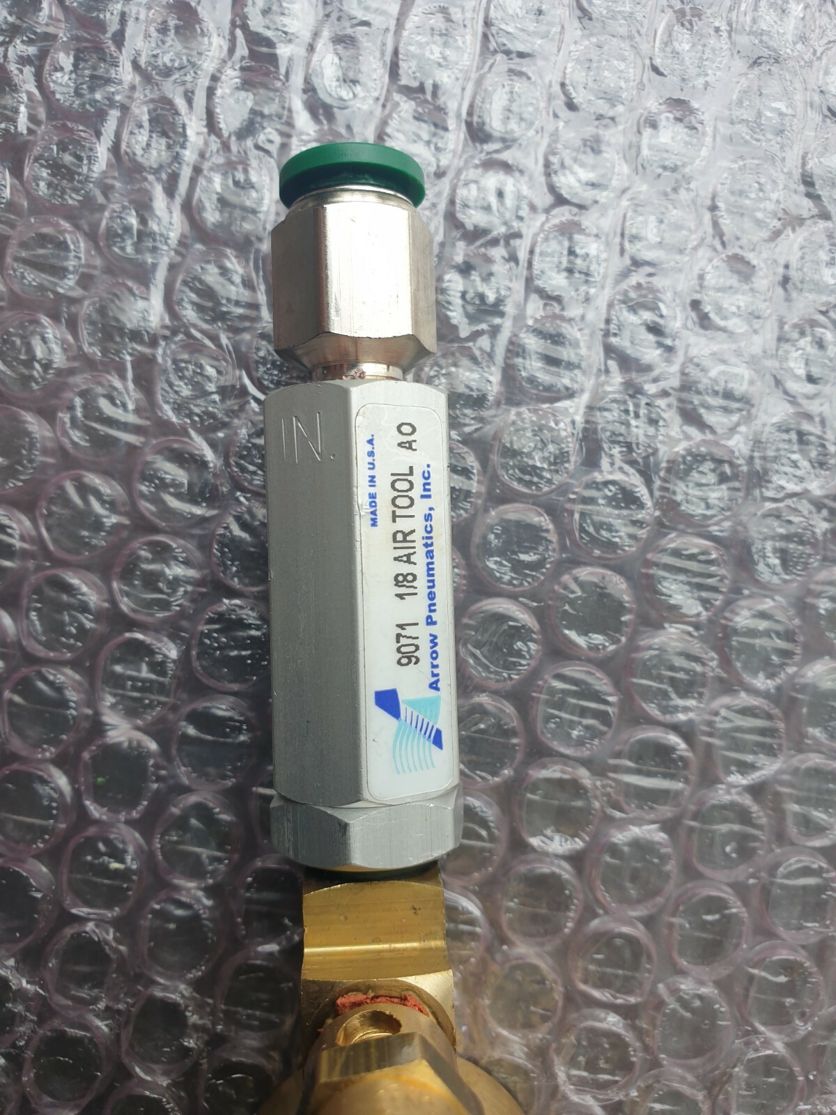 NORGREN R44-167-RNKA REGULATOR W/ CRN0G8703.5C RELIEF VALVE W/ 9071 1/8 AIR TOOL