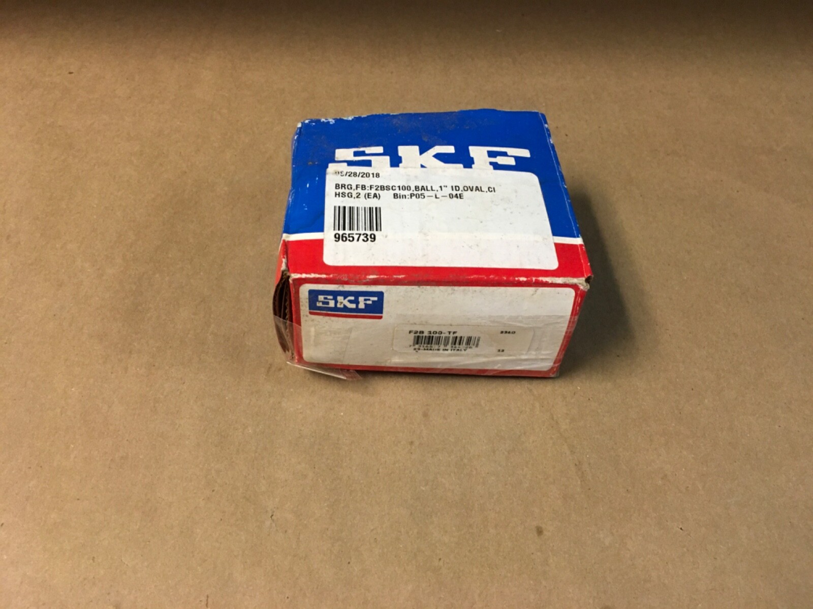 SKF F2B 100-TF Flange-Mount Ball Bearing (KB)