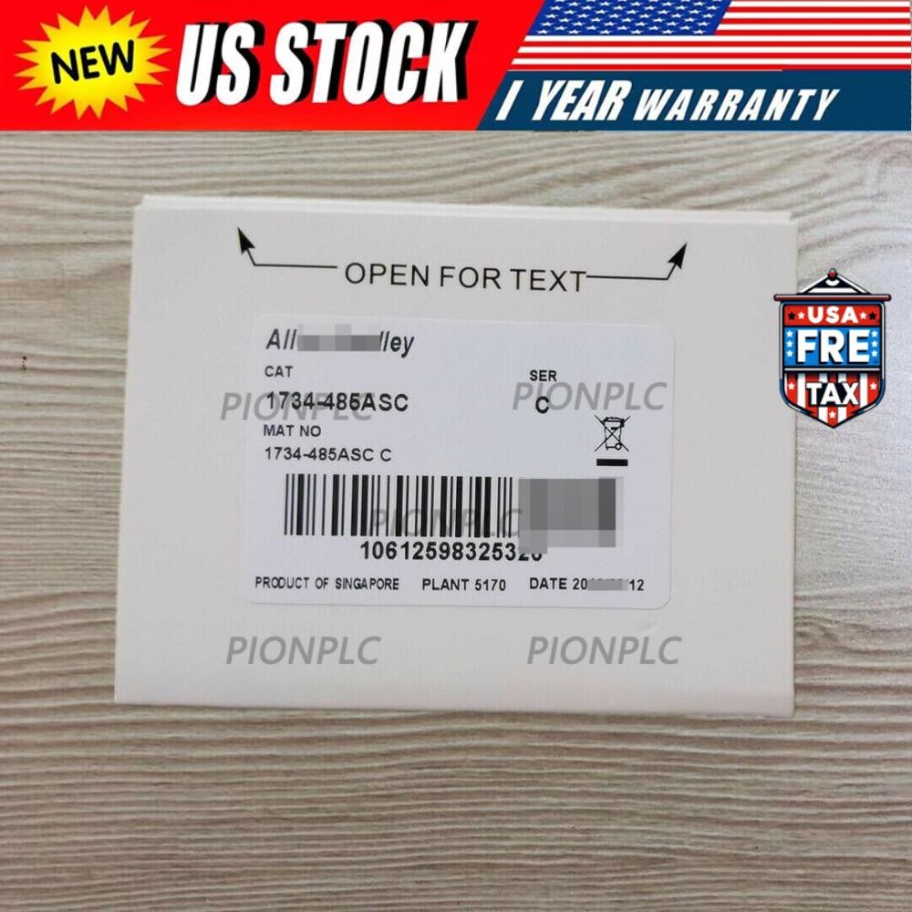 1734-485ASC /C AB I/O RS-485/RS-422 ASCII Interface New Fast Shipping