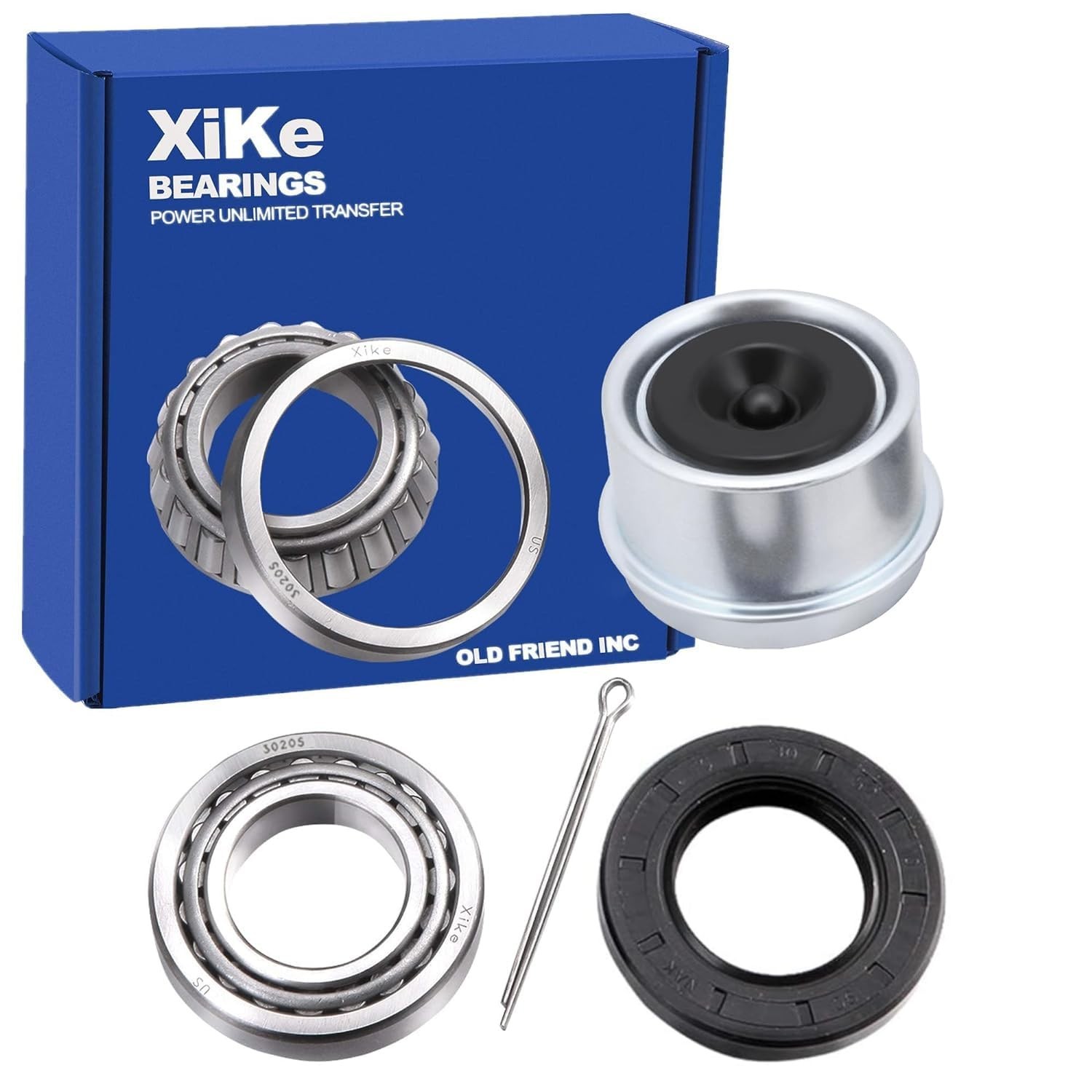 XiKe 1 Set Fits for 25mm Axles Trailer Wheel Hub Bearings Kit, 30205 Bearings…