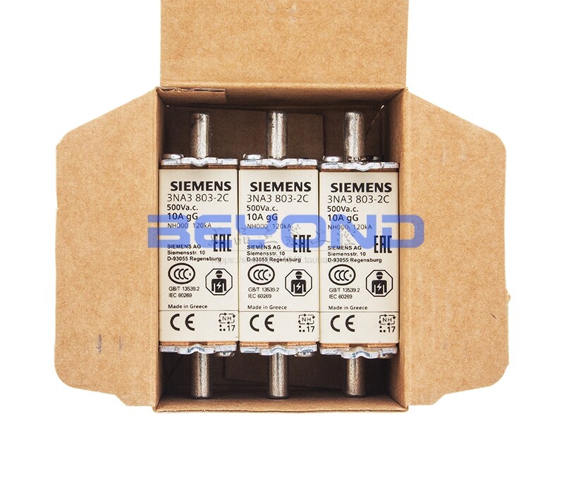 3PCS/box New For SIEMENS Fuse 3NA3803-2C 10A