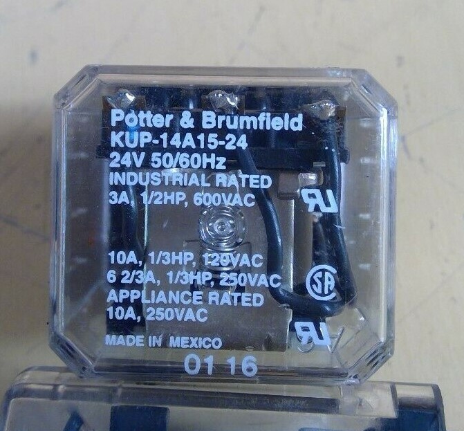Potter & Brumfield KUP-14A15-24 Relay 24V 4D
