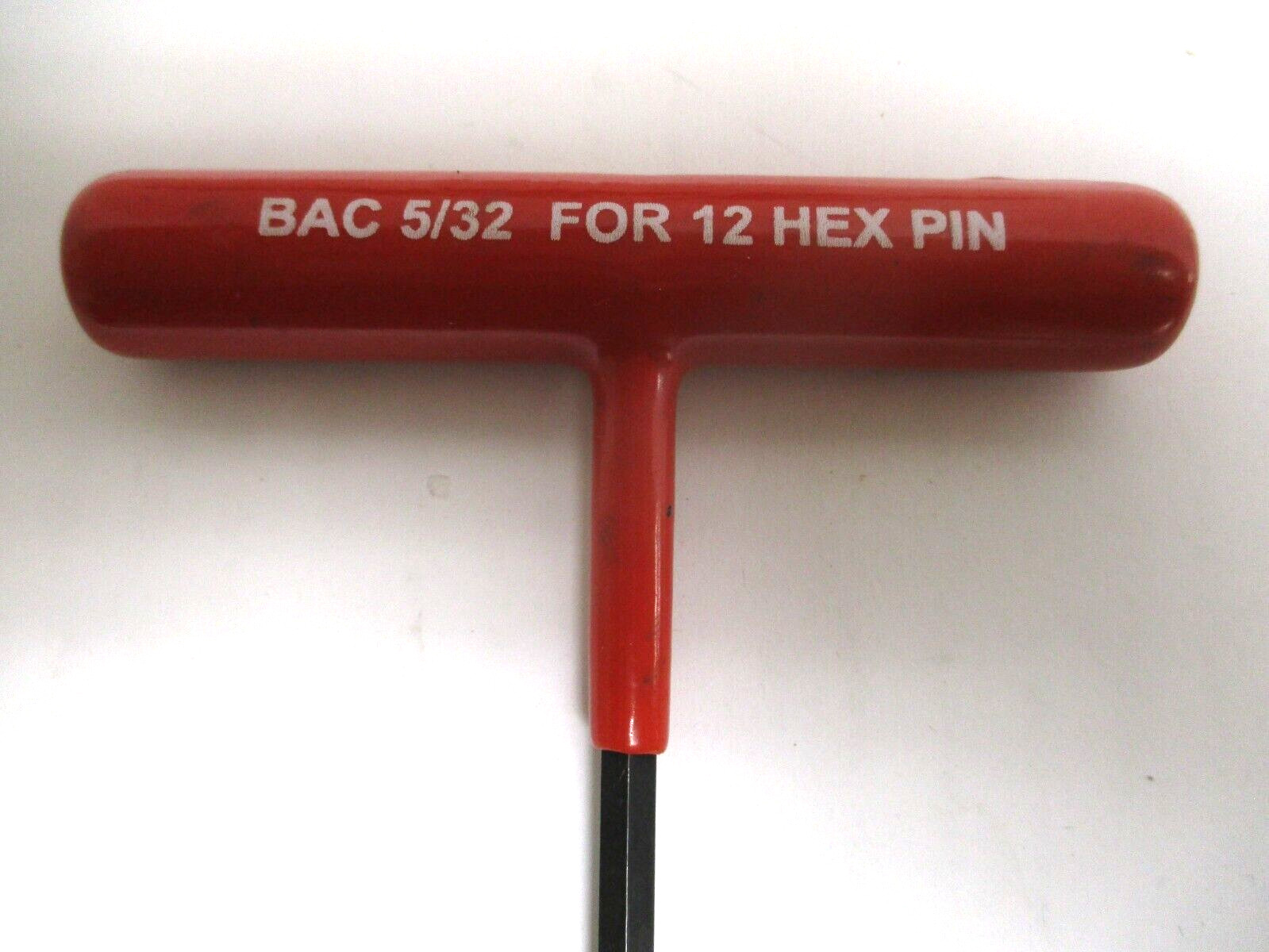 BAC , 5/32″ x 6″ , T-HANDLE ALLEN WRENCH , FOR 12 HEX PIN , LOT OF 10