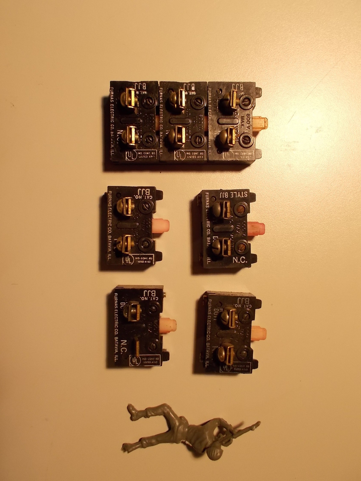 Furnas Electric BJJ Contact Blocks, Lot of 7 *FREE SHIPPING*