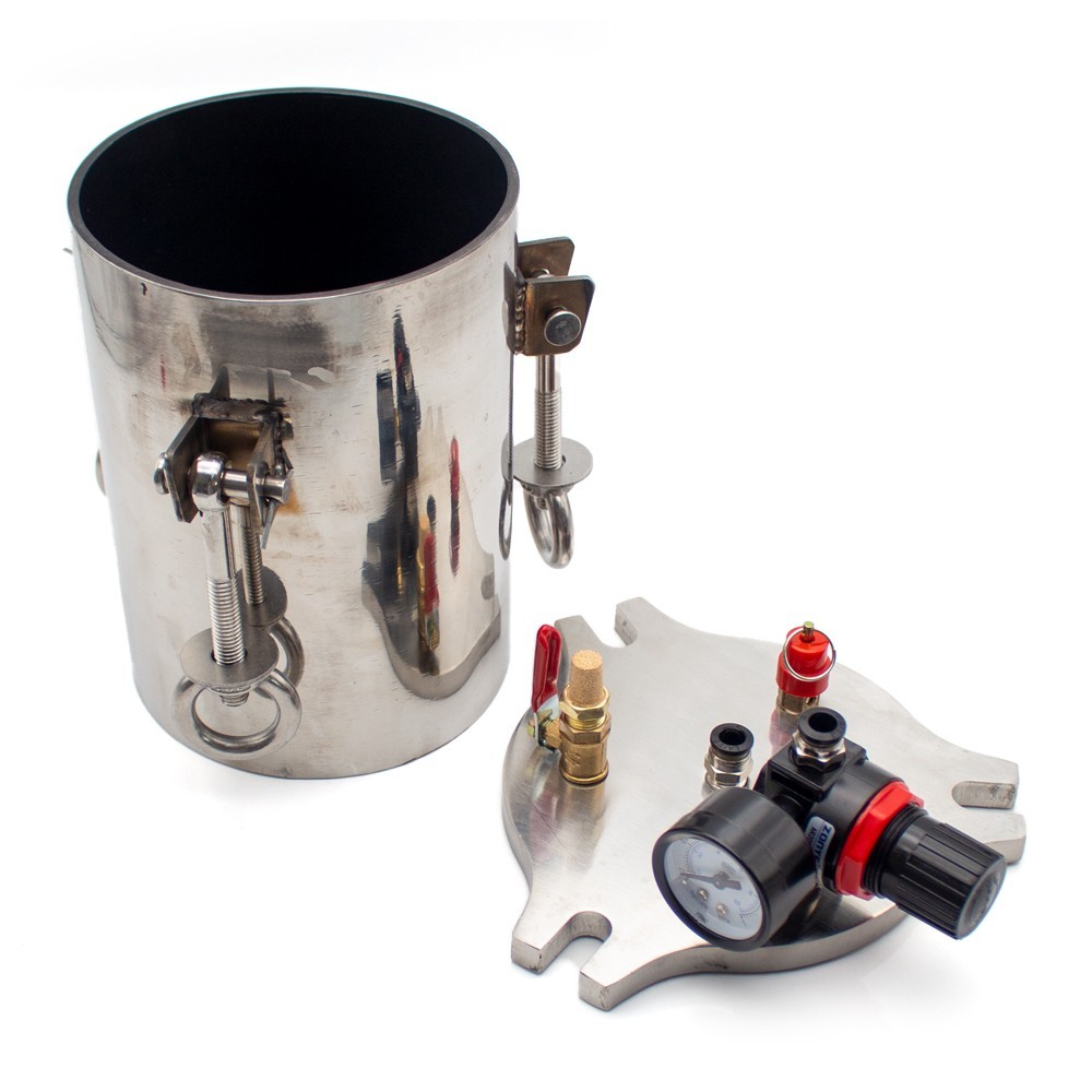 2L PTFE Lined Stainless Steel Glue Storage Pressure Tank for Dispensing Machine