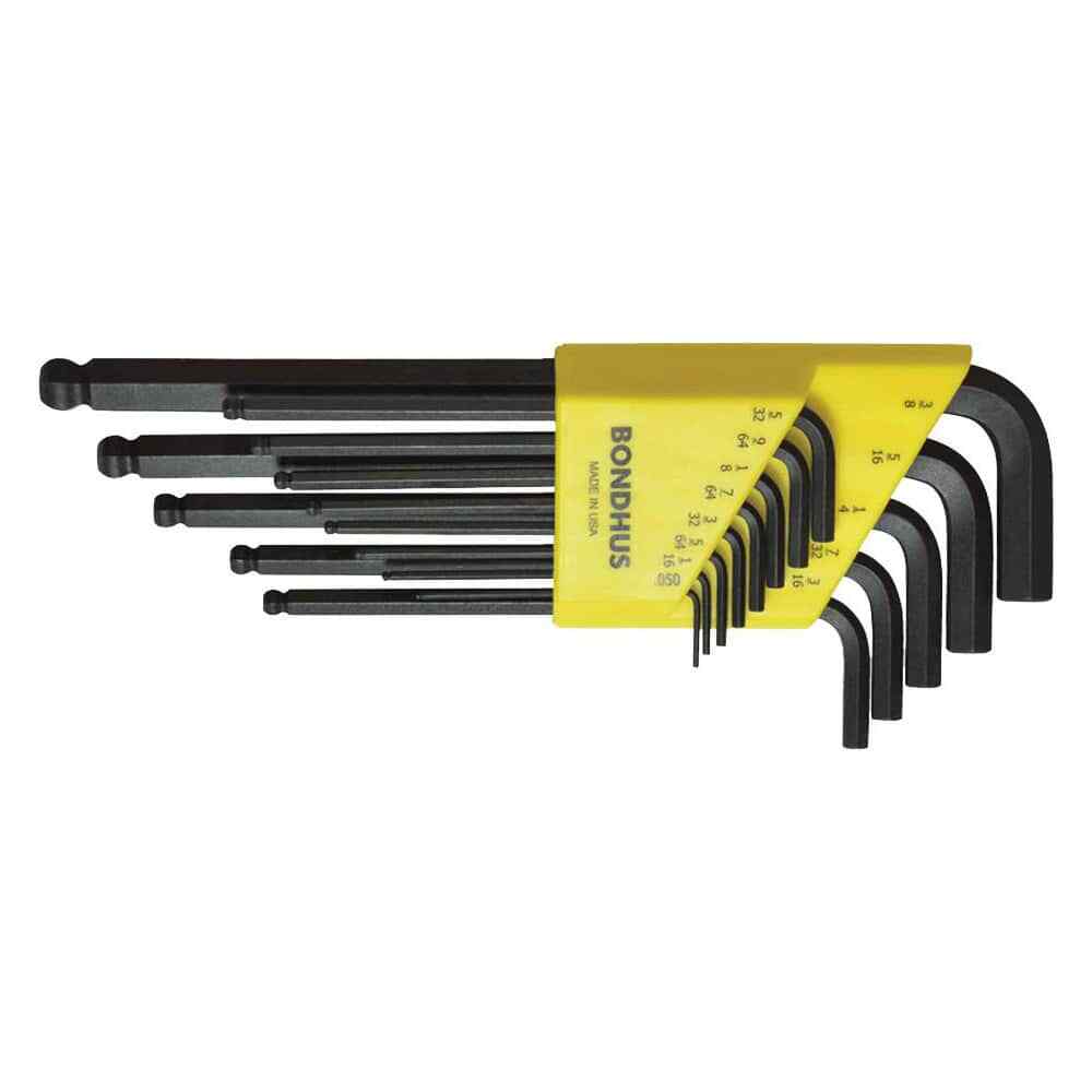 Bondhus 10986 Hex Key: 17 mm Hex, Long Arm Protanium High Torque Steel