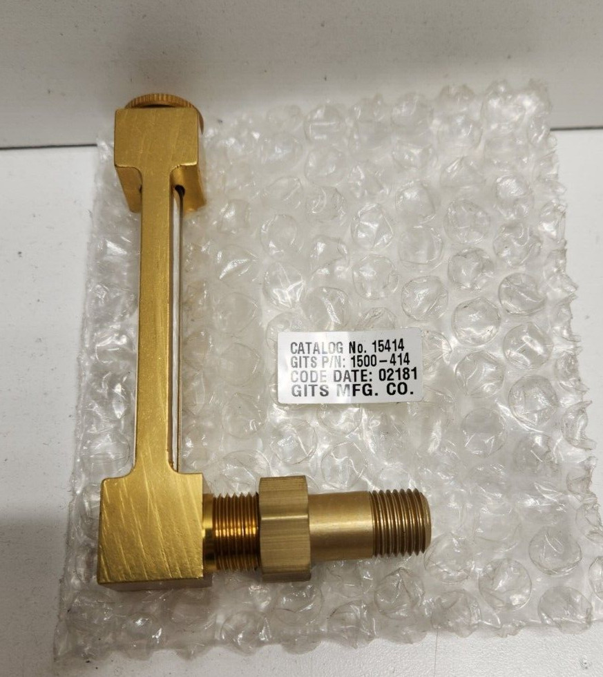 NEW OLD STOCK! GITS 1/4″ LIQUID LEVEL GAUGE 15414 / 1500-414