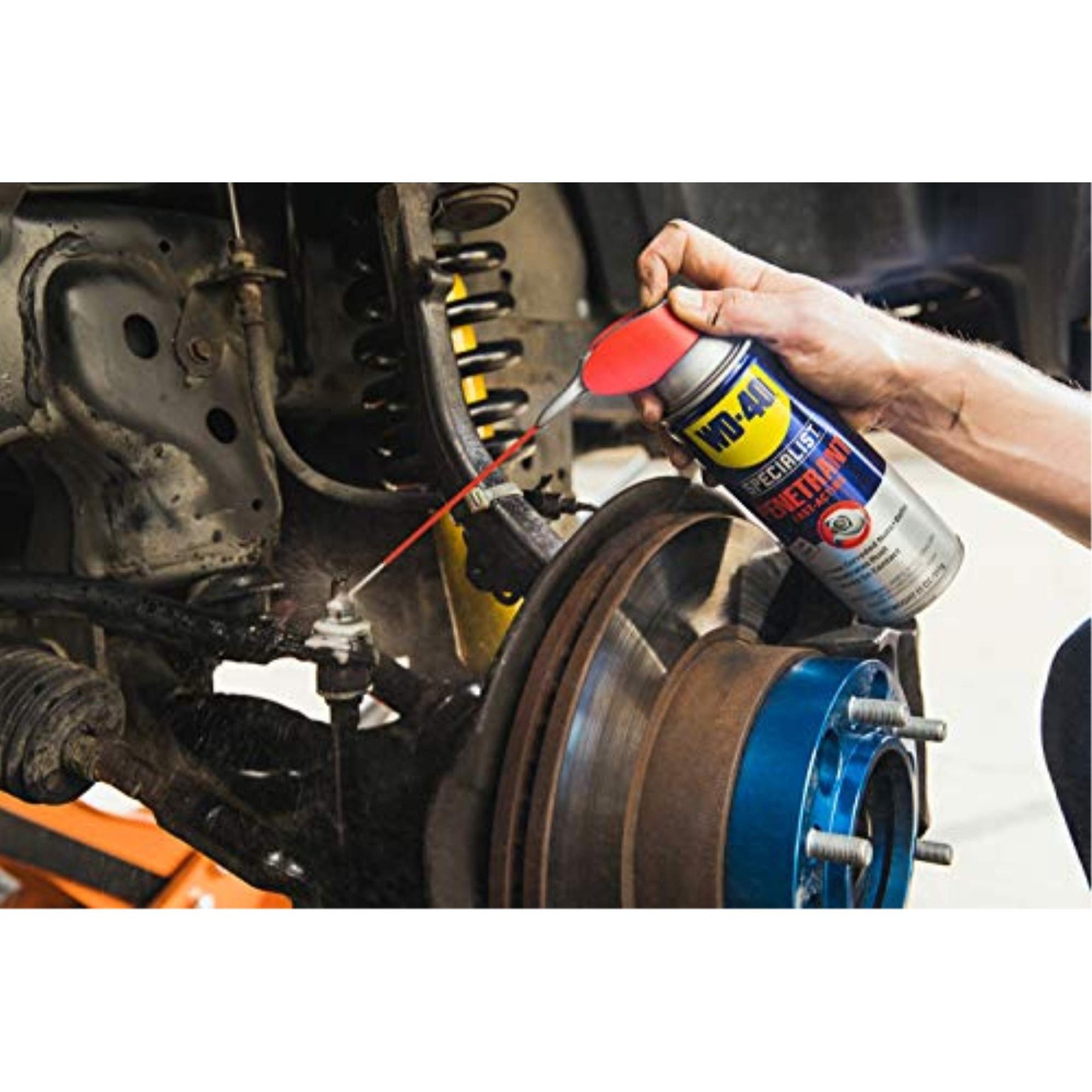 WD-40 Specialist Rust Release Penetrant Spray with Blu Torch and SMART