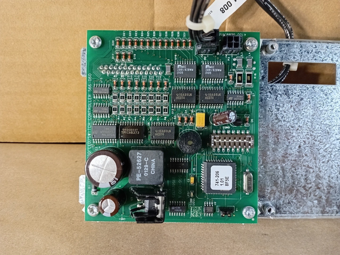 SURPLUS NEW SIMPLEX 4100-1288 LED/Switch Controller with Mounting Plate