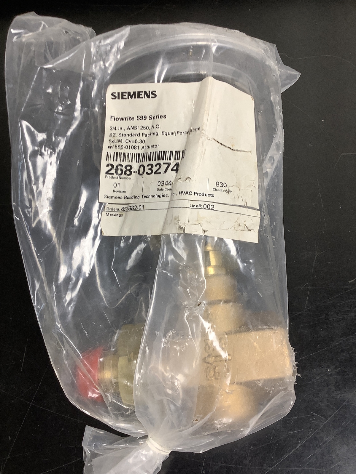 SIEMENS 599 Series MODEL 010344 Flowrite