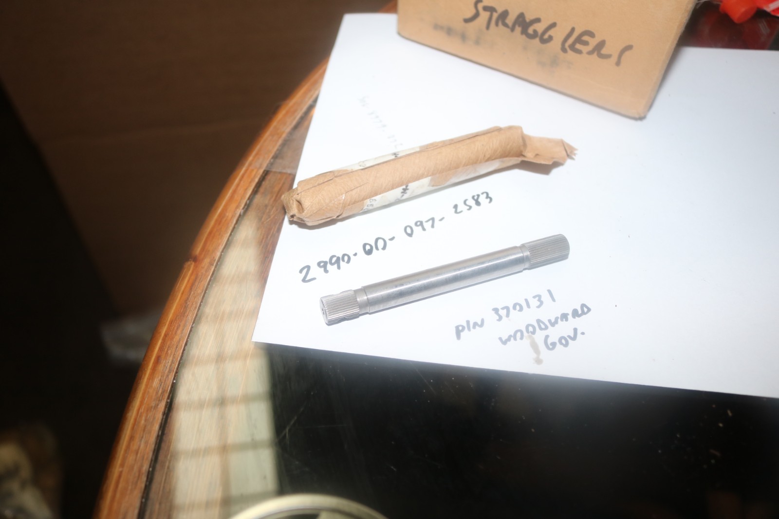 NOS Woodward Governor shaft PN 370131 2990-00-097-2583