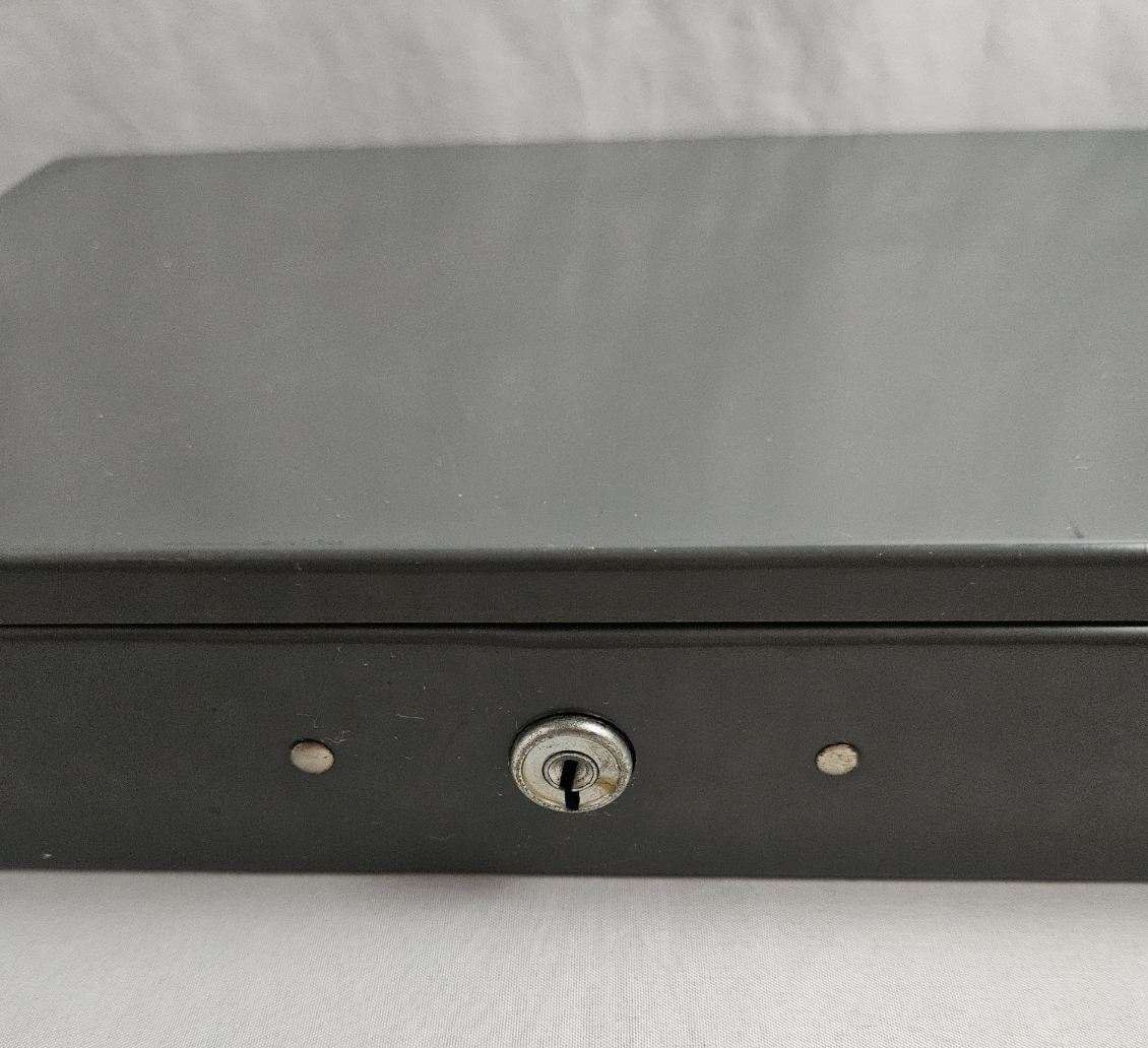 Vintage ASCO #10 Steelmaster Bond Strong Cash Metal Box 2 Keys