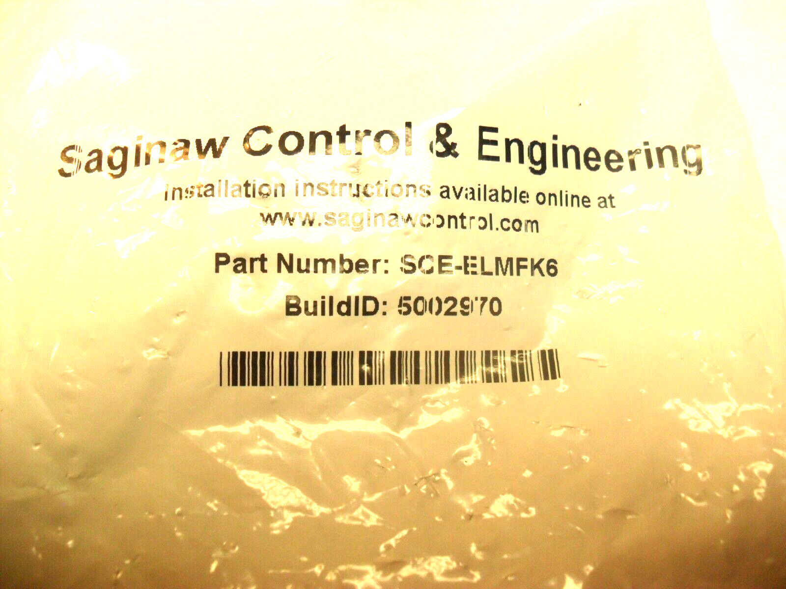 Saginaw SCE-ELMFK6 mounting feet, polyamide. Sealed Factory Bag`s