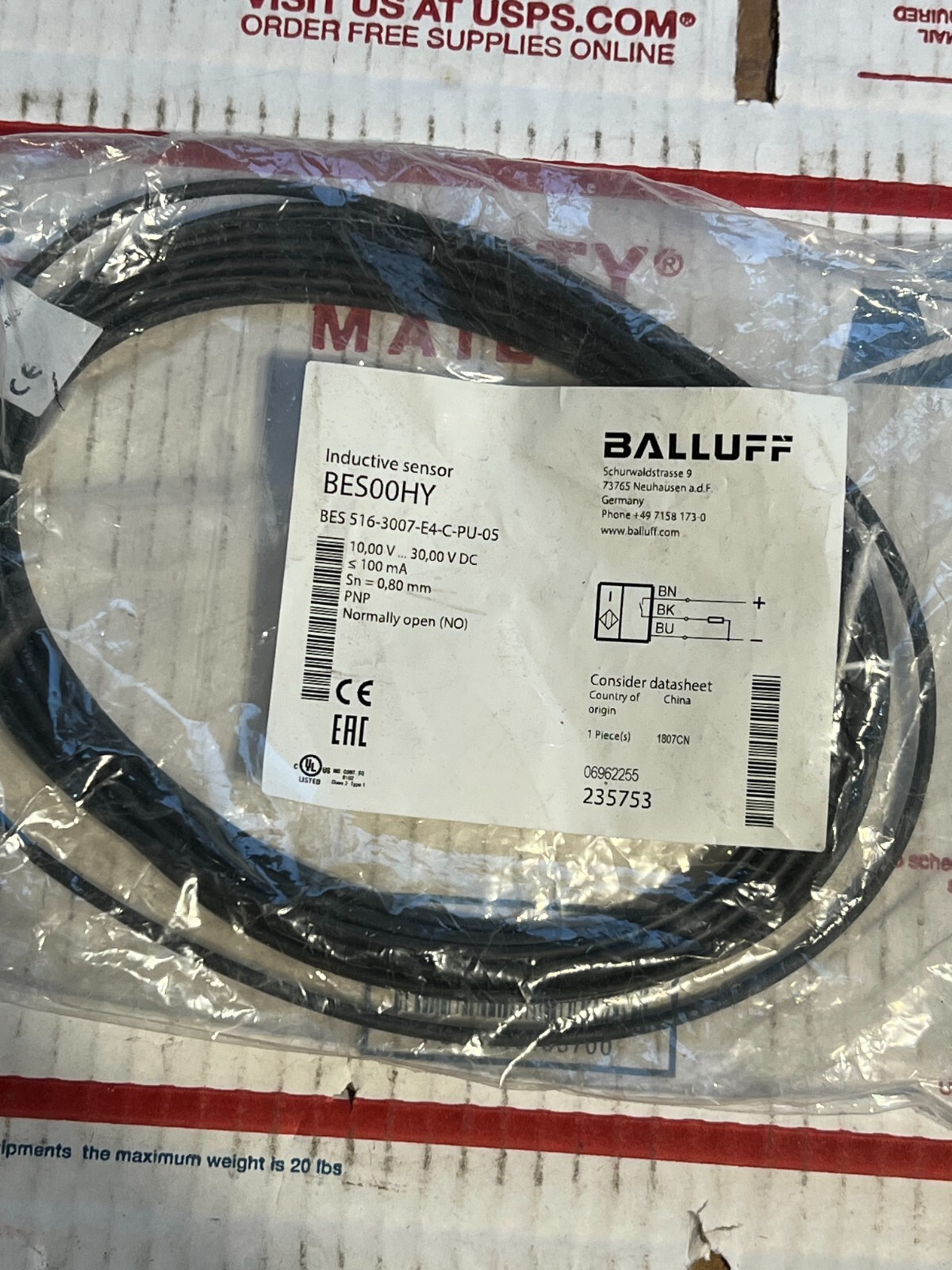 balluff bes00hy nos bes516-3007-e4-c-pu-05