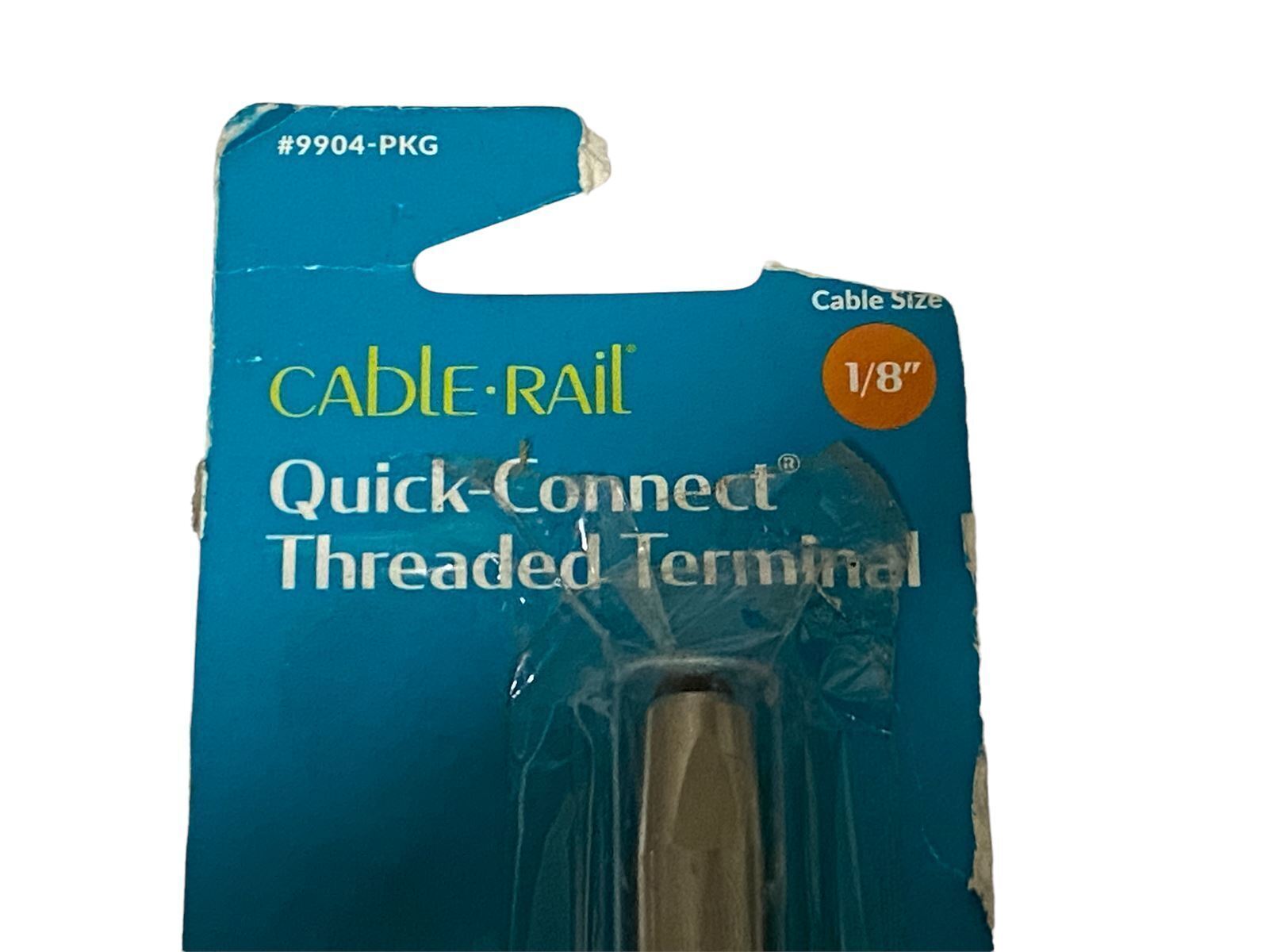 Feeney 9904-PKG Quick-Connect Threaded Terminal – Cable Size 1/8″ / 316 Grade SS