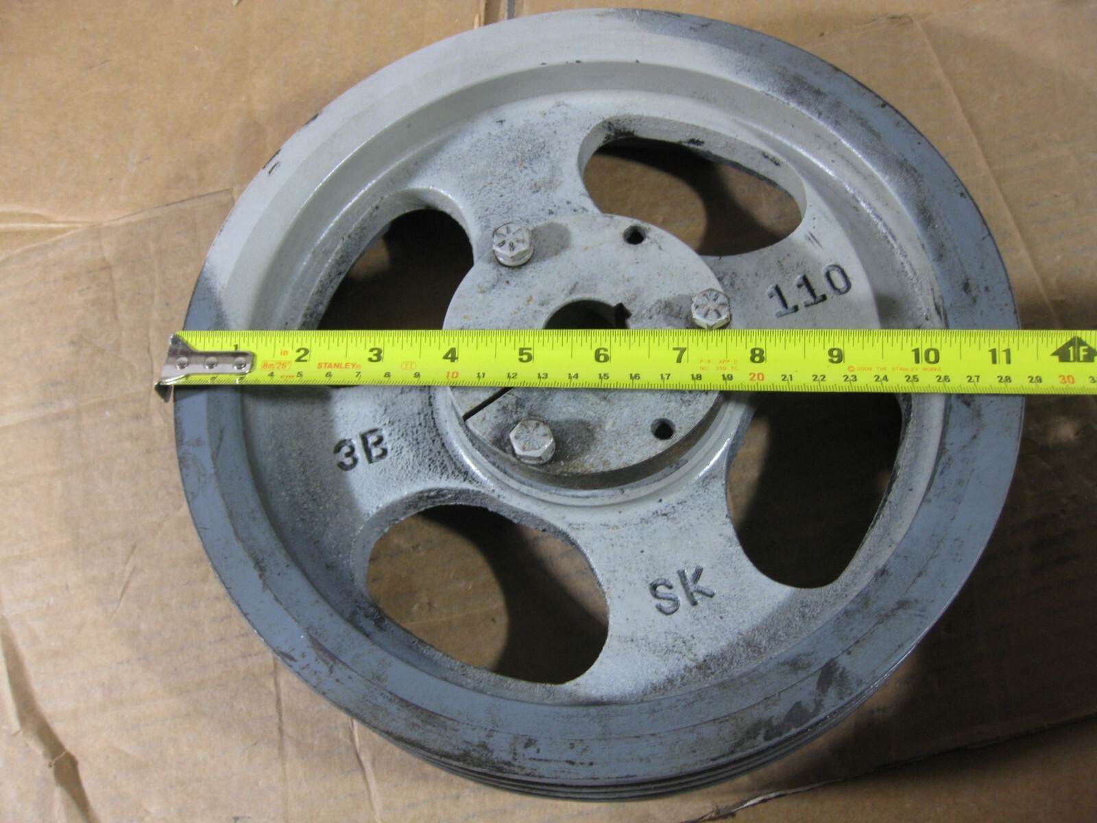Belt Pulley 3B110SK & 2-3/4” Sheave Bushing for 1-1/8” 1.125” Shaft SK 11.0 3B
