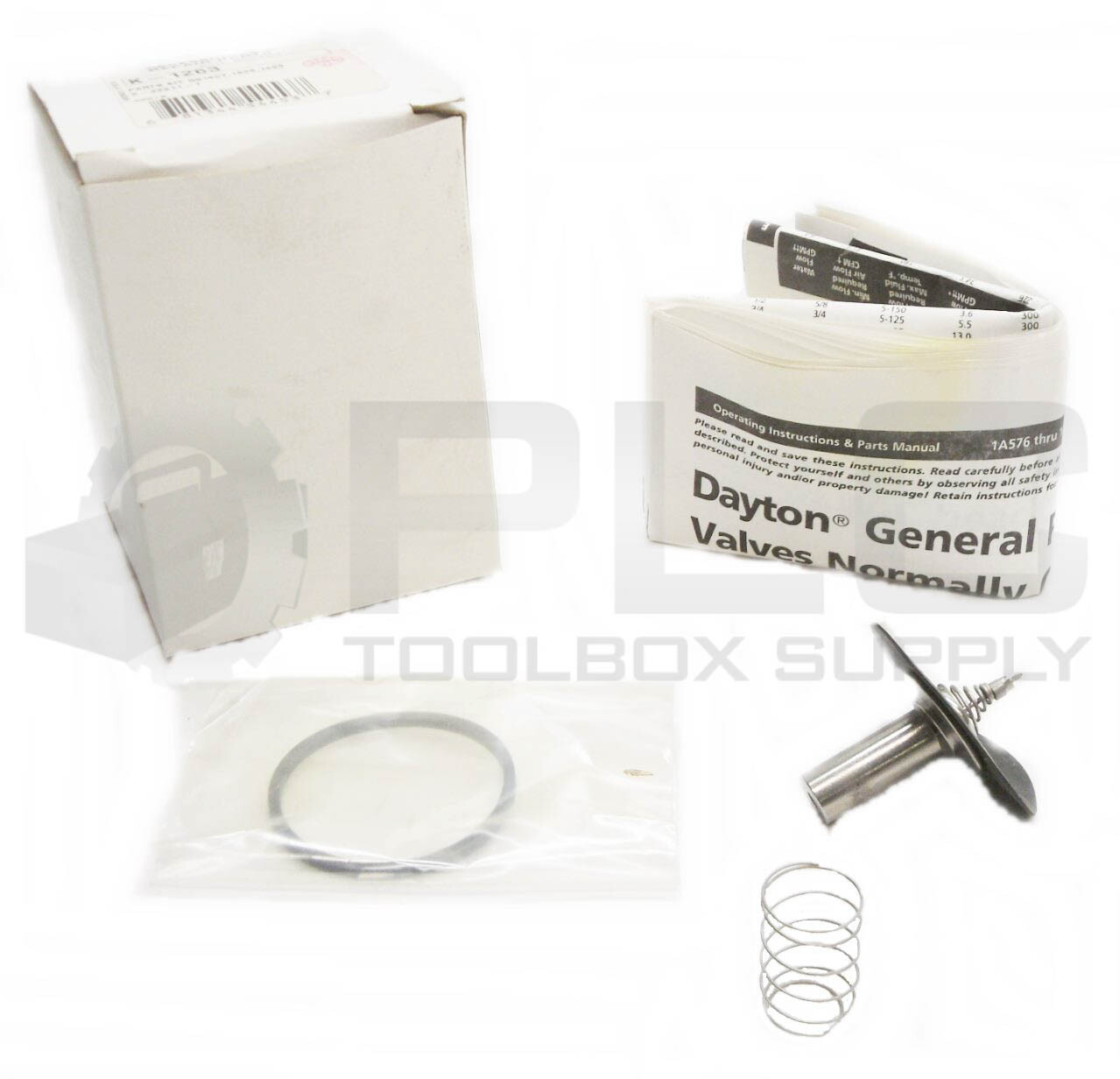 NEW DAYTON K-1263 REPAIR PARTS KIT GS1607,1608,1699 X-22211-1, PCN: 054453
