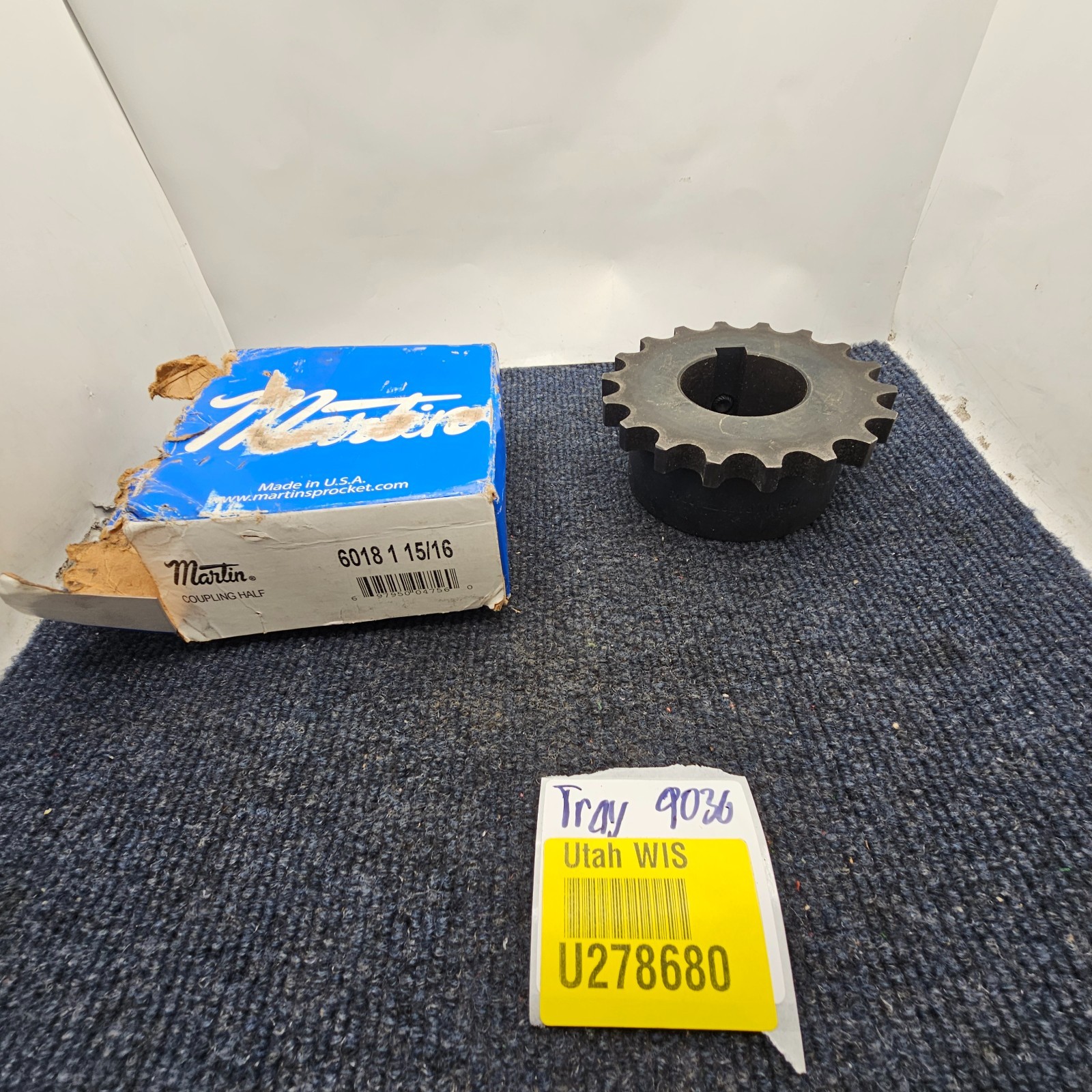 MARTIN 6018 1 15/16 Coupling Half Finished Bore Roller Chain Coupling Hub