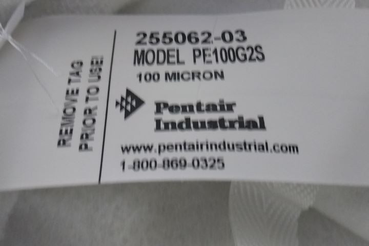 Pentair/Pentek 255062-75 20 Pk 2 Trade Size 120 GPM 200 Max PSI Filter Bag (BW)