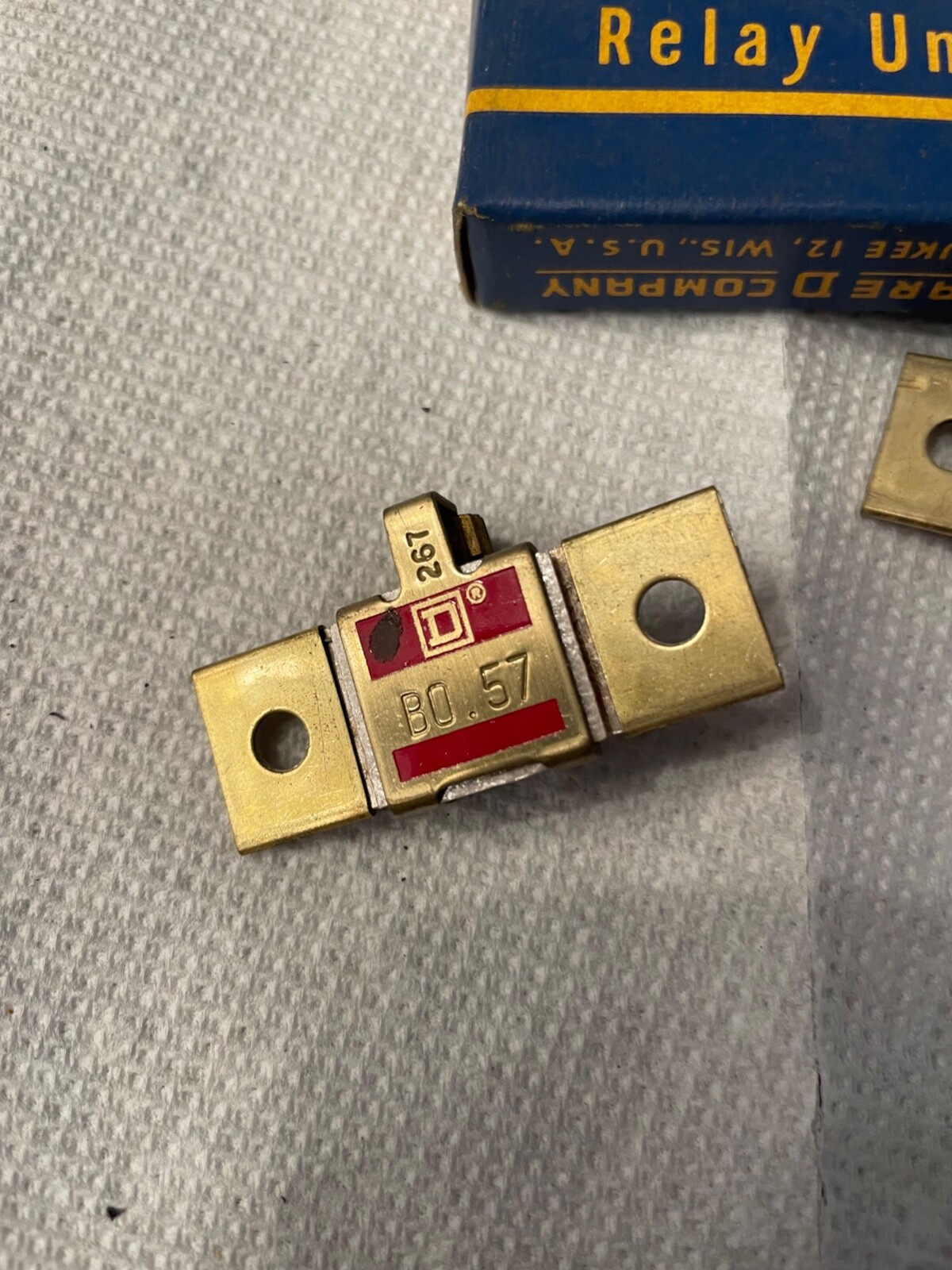 Square D B0.57 Overload Thermal Unit Heating Element LOT OF 2