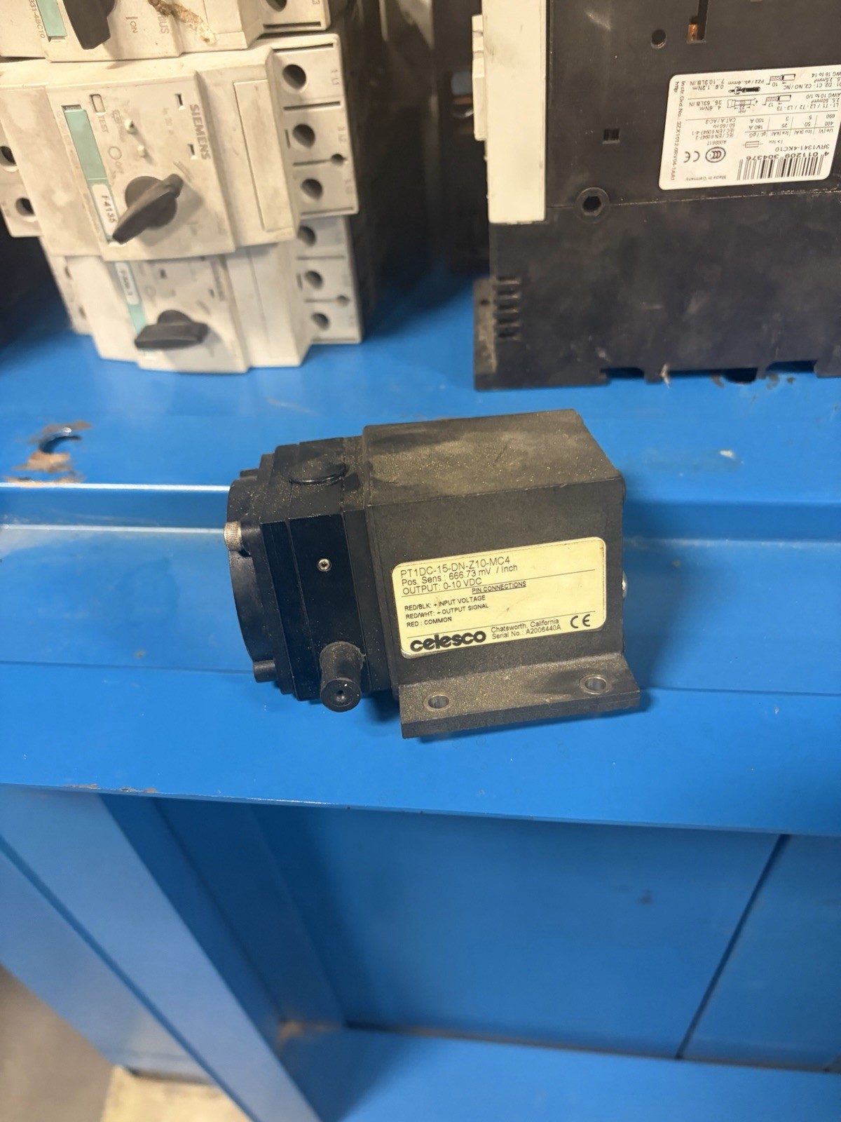 Celesco Transducer pt1dc-15-dn-z10-mc4 USED