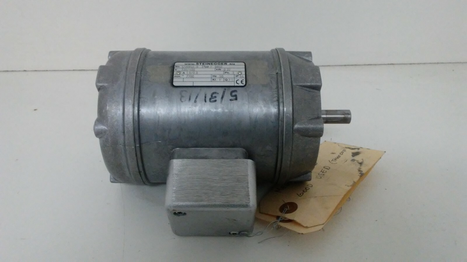 GUARANTEED! STEINEGGER 230/400V .37kW MOTOR 1231952-6