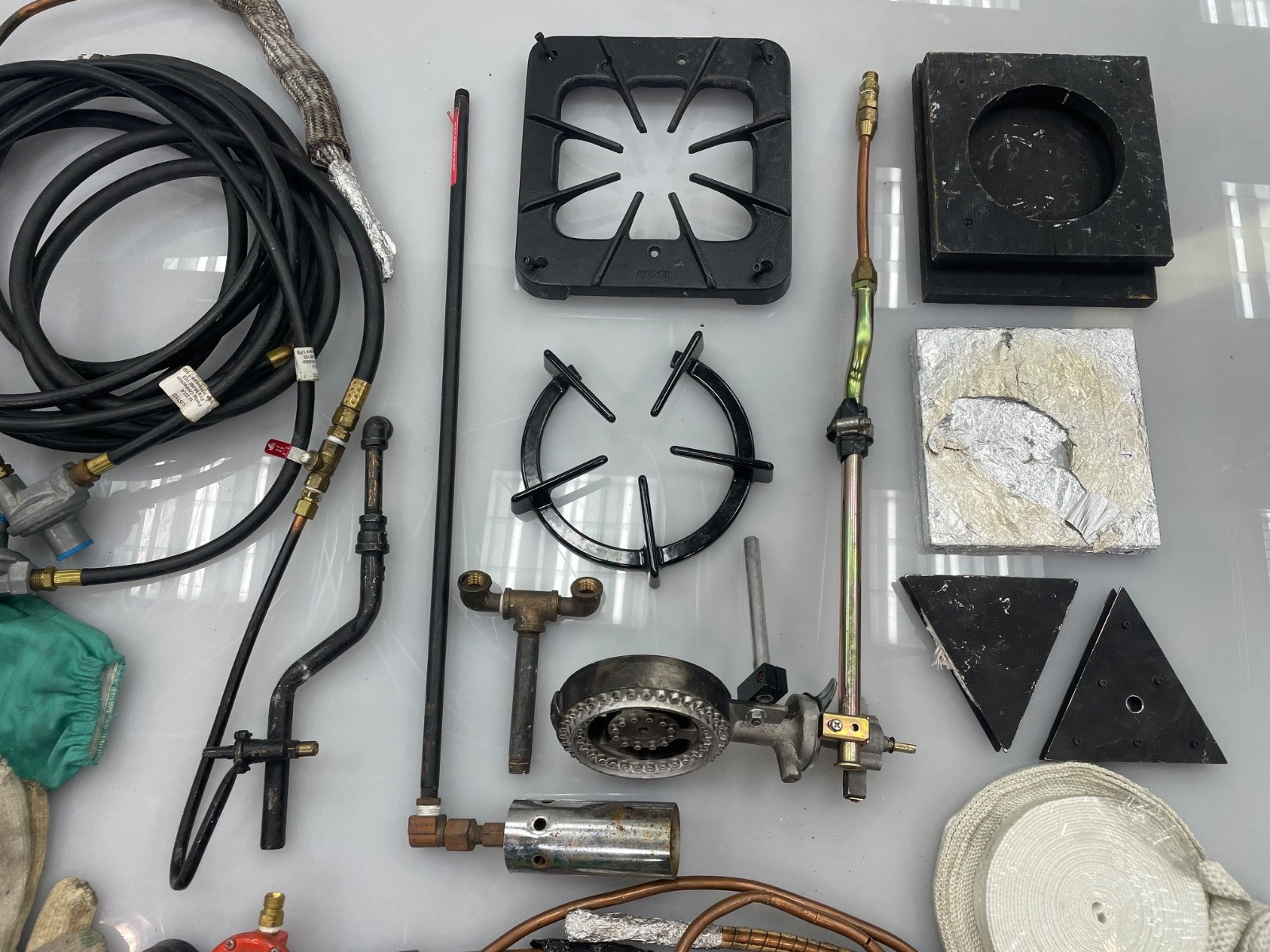 Professional Film Production Pyrotechnic FX Equipment Lot Propane Burners Hoses