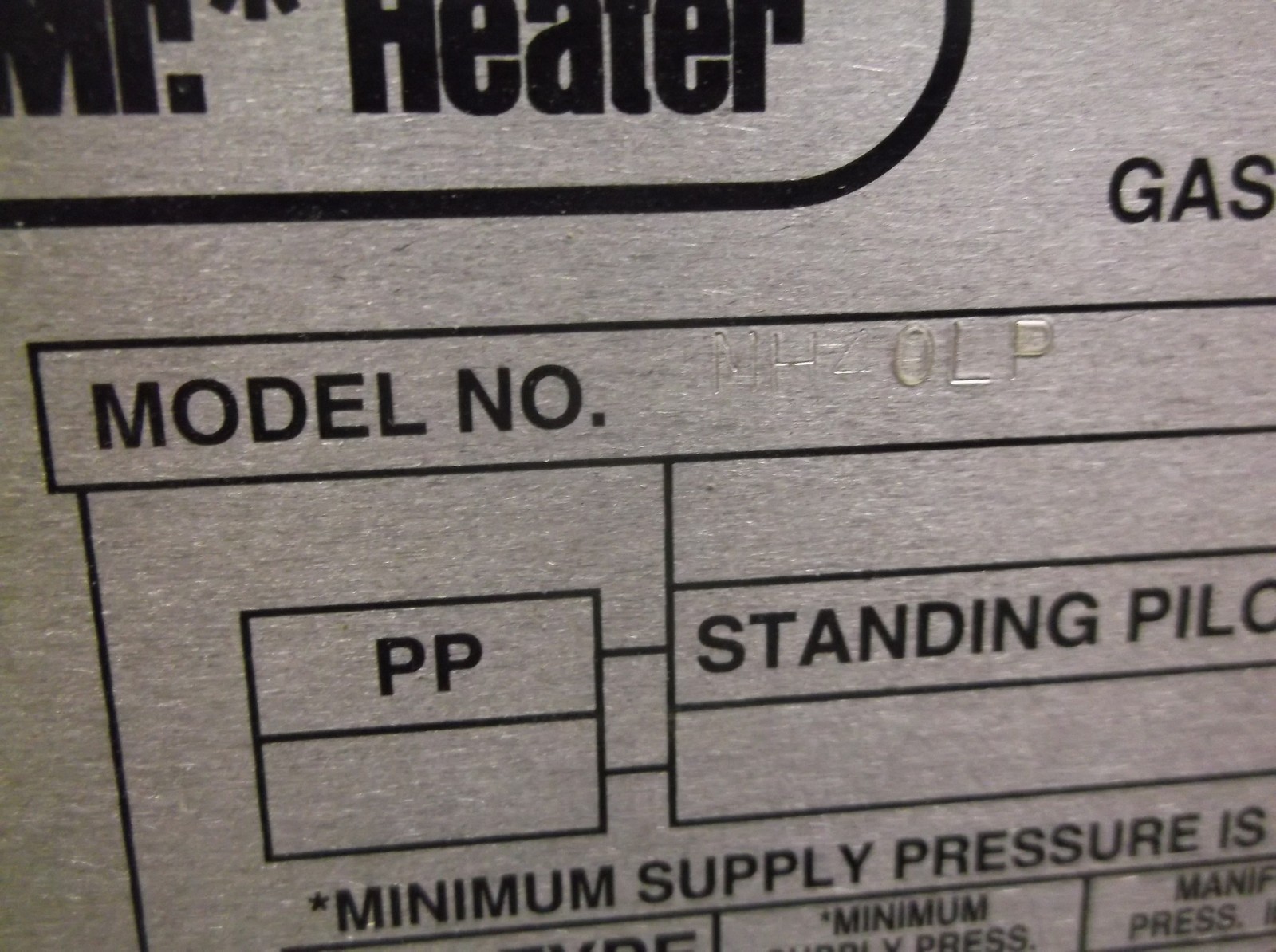 Mr Heater MH40LP Radiant Shop Garage Heater Infrared, Broken Elements