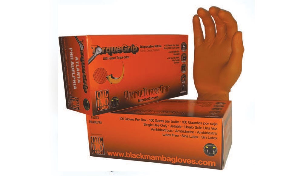 Black Mamba OTG-130 XL Torque Grip Gloves Orange Power Replacement