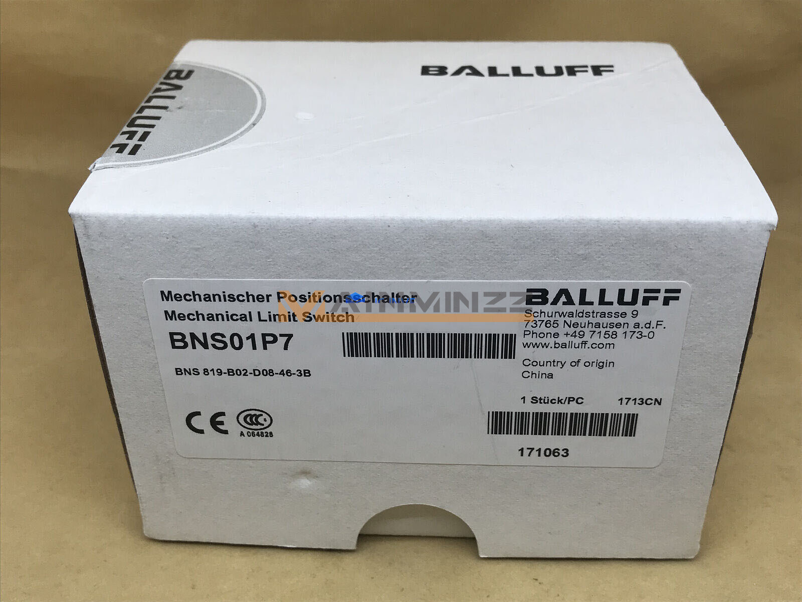 1PC BALLUFF Limit Switch BNS 819-B02-D08-46-3B BNS01P7 New