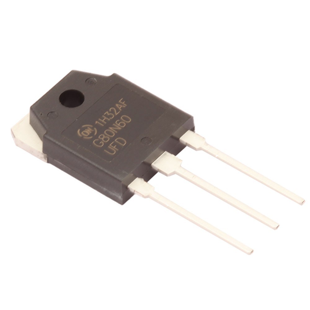 5pcs Transistor, G80N60, G80N60UFD, 80A, 600V, TO-3P, SGH80N60UFD, IGBT