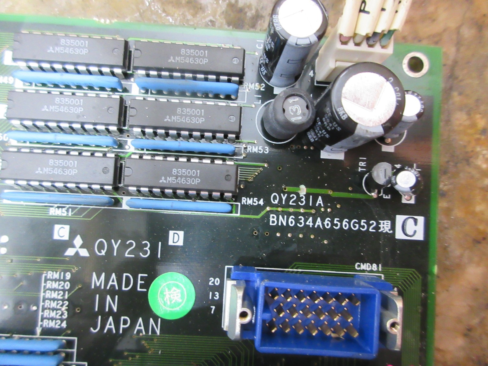 1999 MORI SEIKI CL-153 CNC LATHE QY231 QY231A BN634A656G52 C BOARD