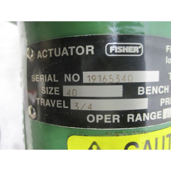 FISHER TYPE 657 ET SIZE 40 75PSI NSNP