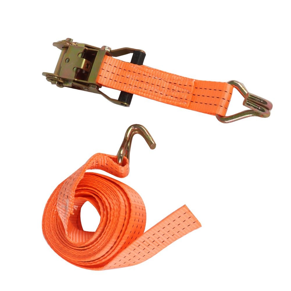 4pcs Ratchet Straps J Hook Heavy Duty Tie Downs New 1.5″ x 15′ 4000 lb