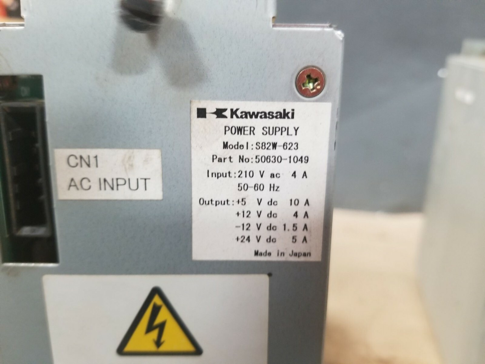 LOT OF (3) KAWASAKI POWER SUPPLIES S82W-23