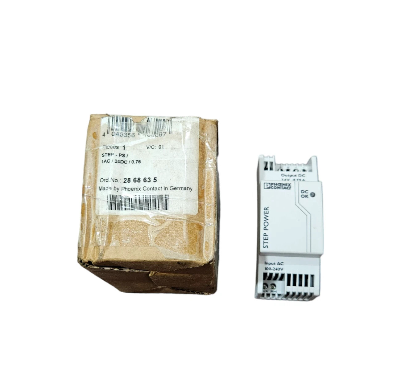 PHOENIX CONTACT STEP-PS/1AC/24DC/0.75 POWER SUPPLY