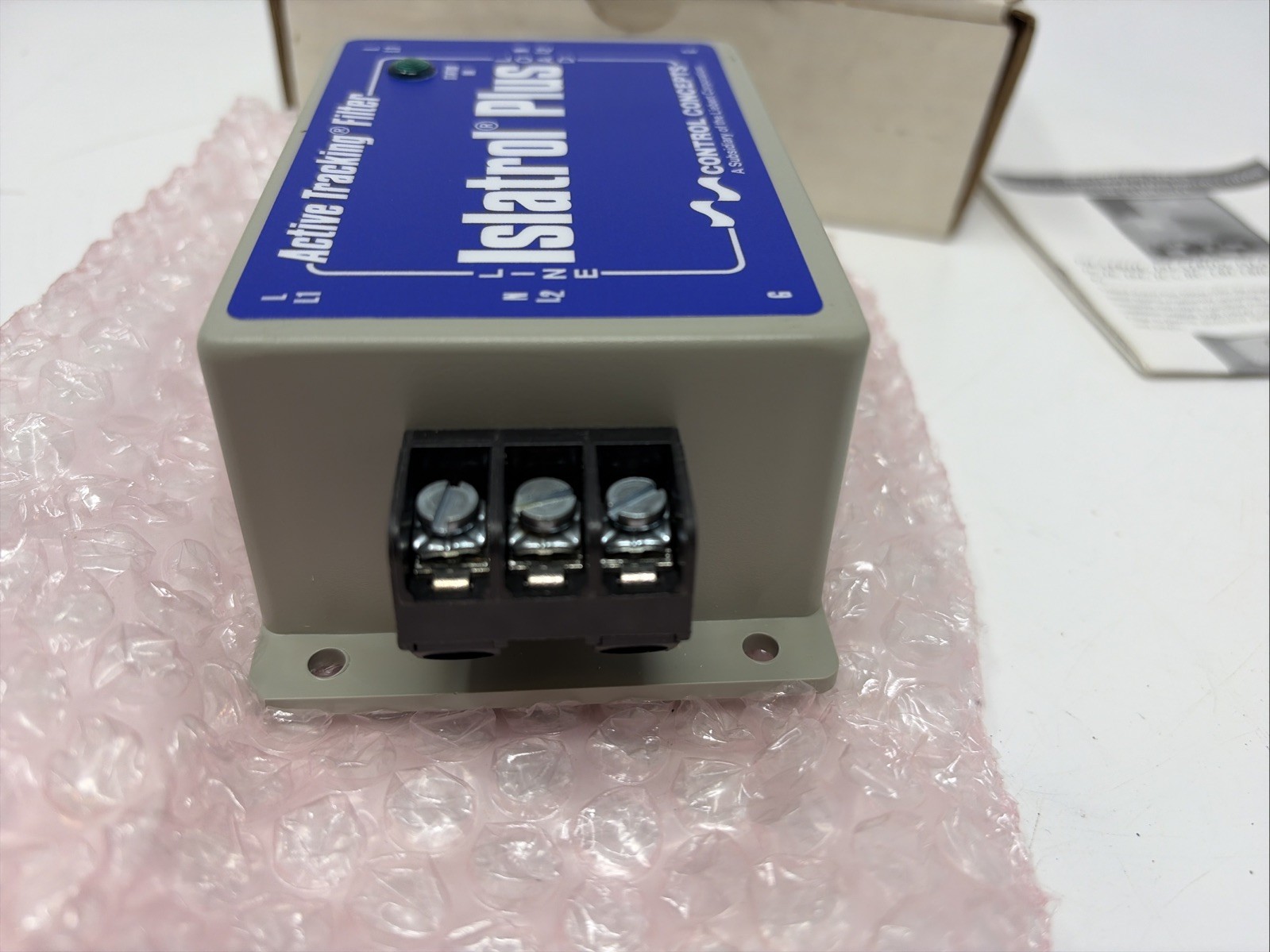 Control Concepts Islatrol Plus IC+105 Active Tracking Filter 120VAC 50-60Hz 5A .