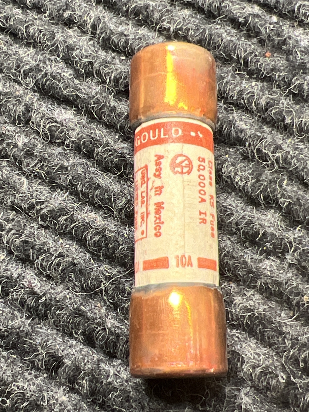 NOS Lot of 3 GOULD SHAWMUT 0T10 10 AMP FUSE