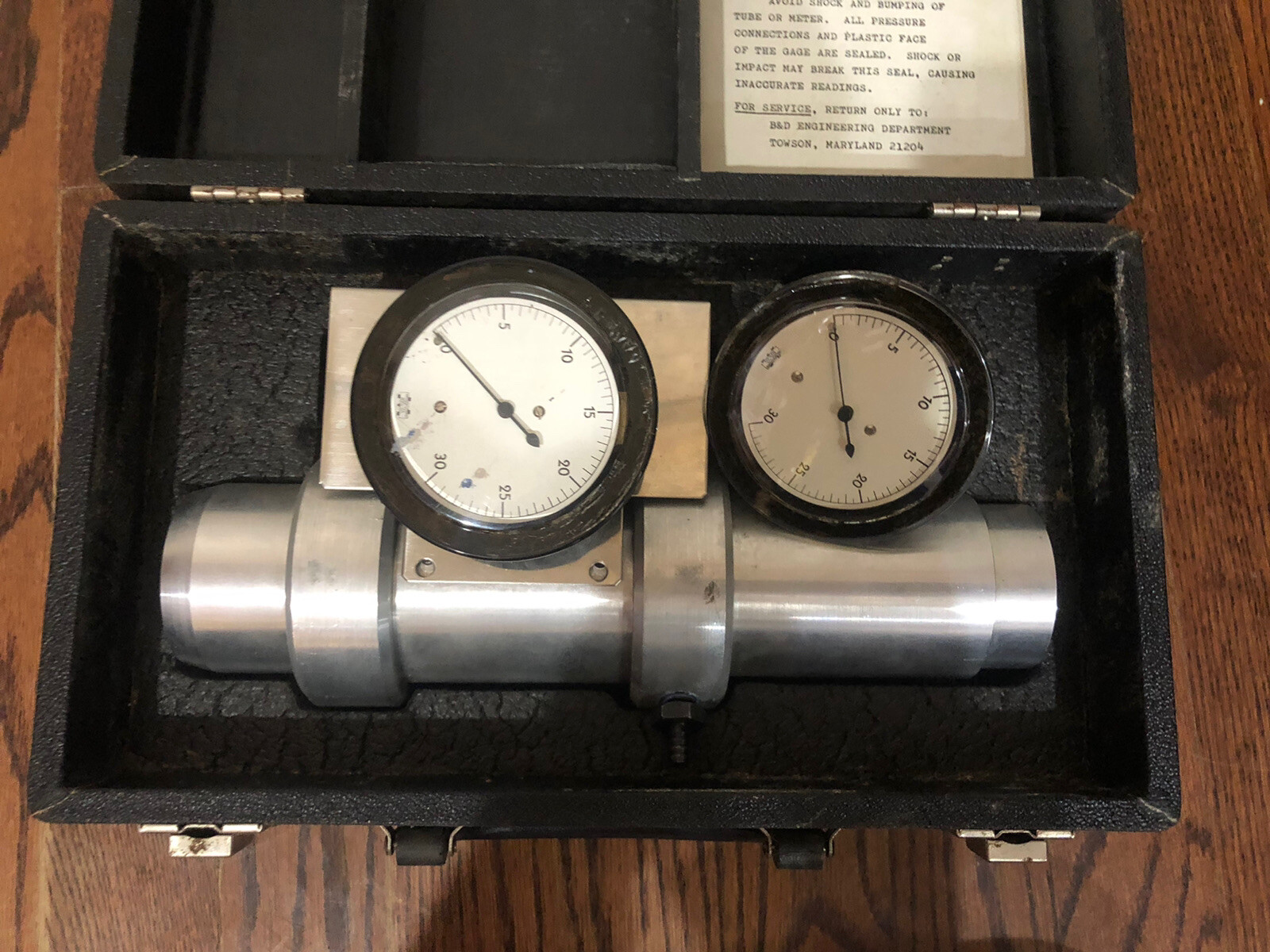 Vtg Venturimeter B&D Engineering Vacuum Cleaner