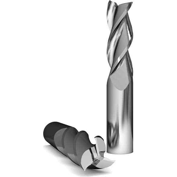 GWS 120671 Square End Mill: 3/16″ Dia, 5/8″ LOC, 3/16″ Shank, 2″ OAL, 3 Flutes