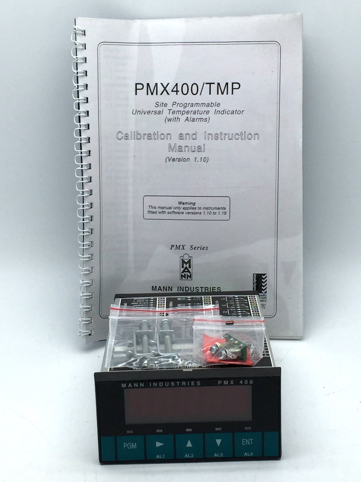 MANN Industries PMX400/TMP Control Temperature Indicator 110VAC PMX Series