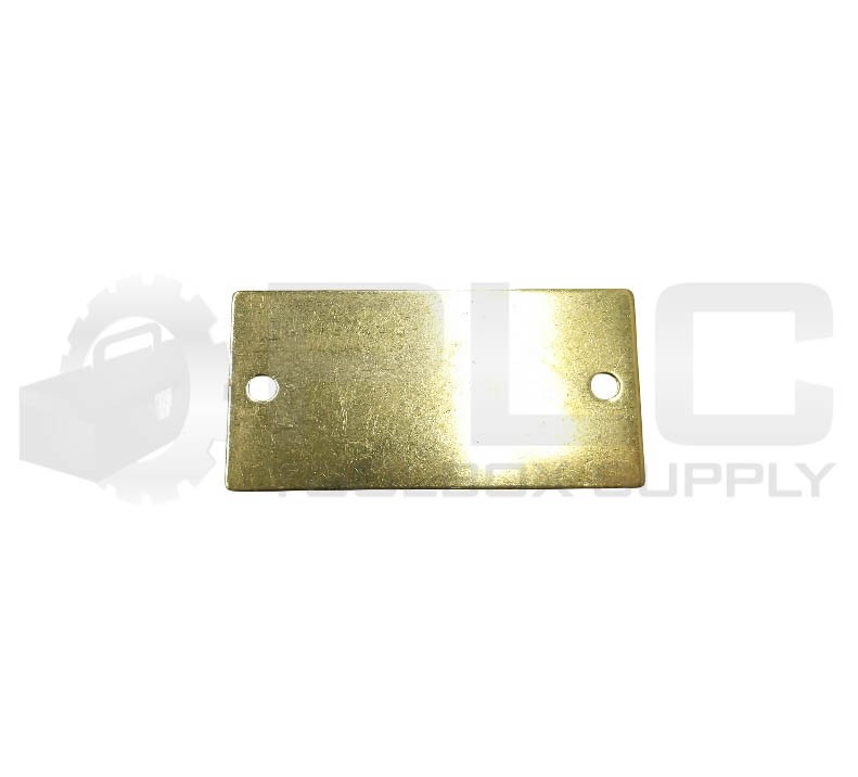 NEW PACK OF 100 1F039A BLANK TAG RECTANGLE BRASS