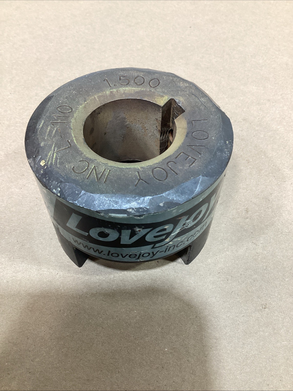 LOVEJOY JAW COUPLING HUB L-110 1.500″ 1-1/2″ BORE