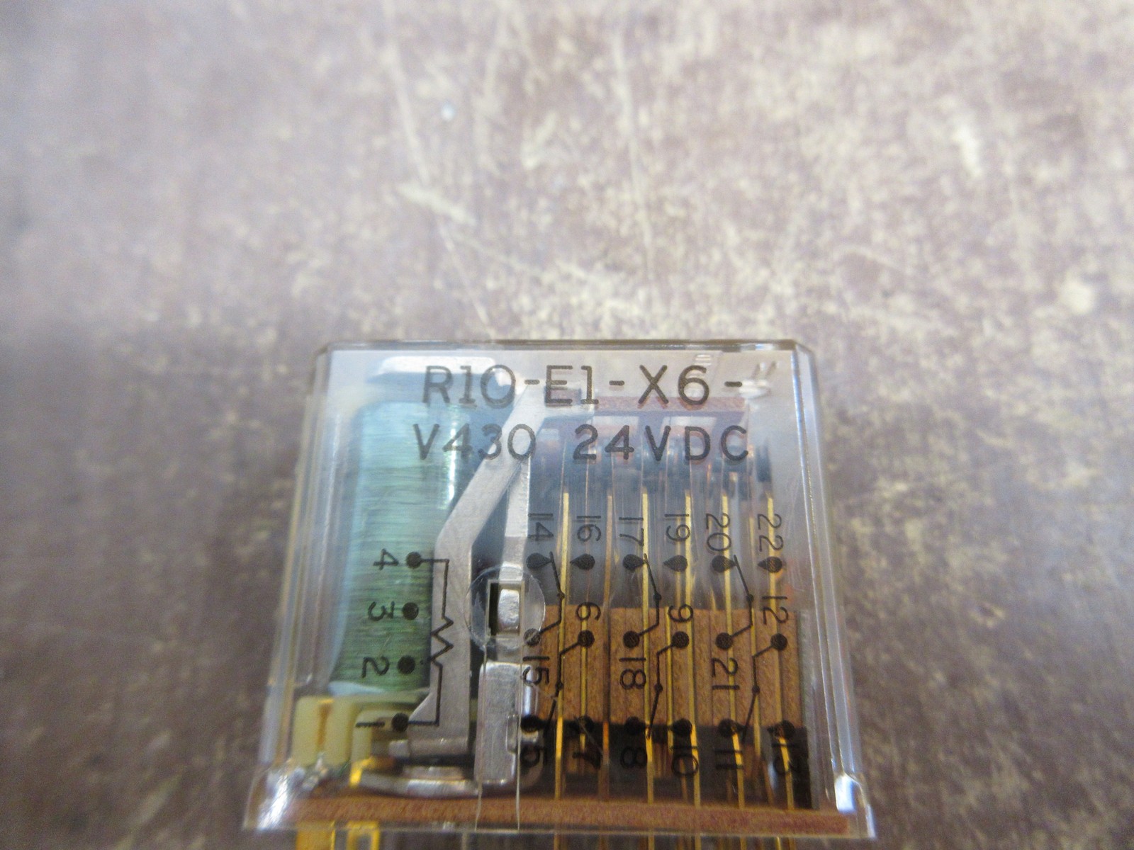 AMF Potter & Brumfield Relay R10-E1-X6-V430 24VDC Coil New Surplus