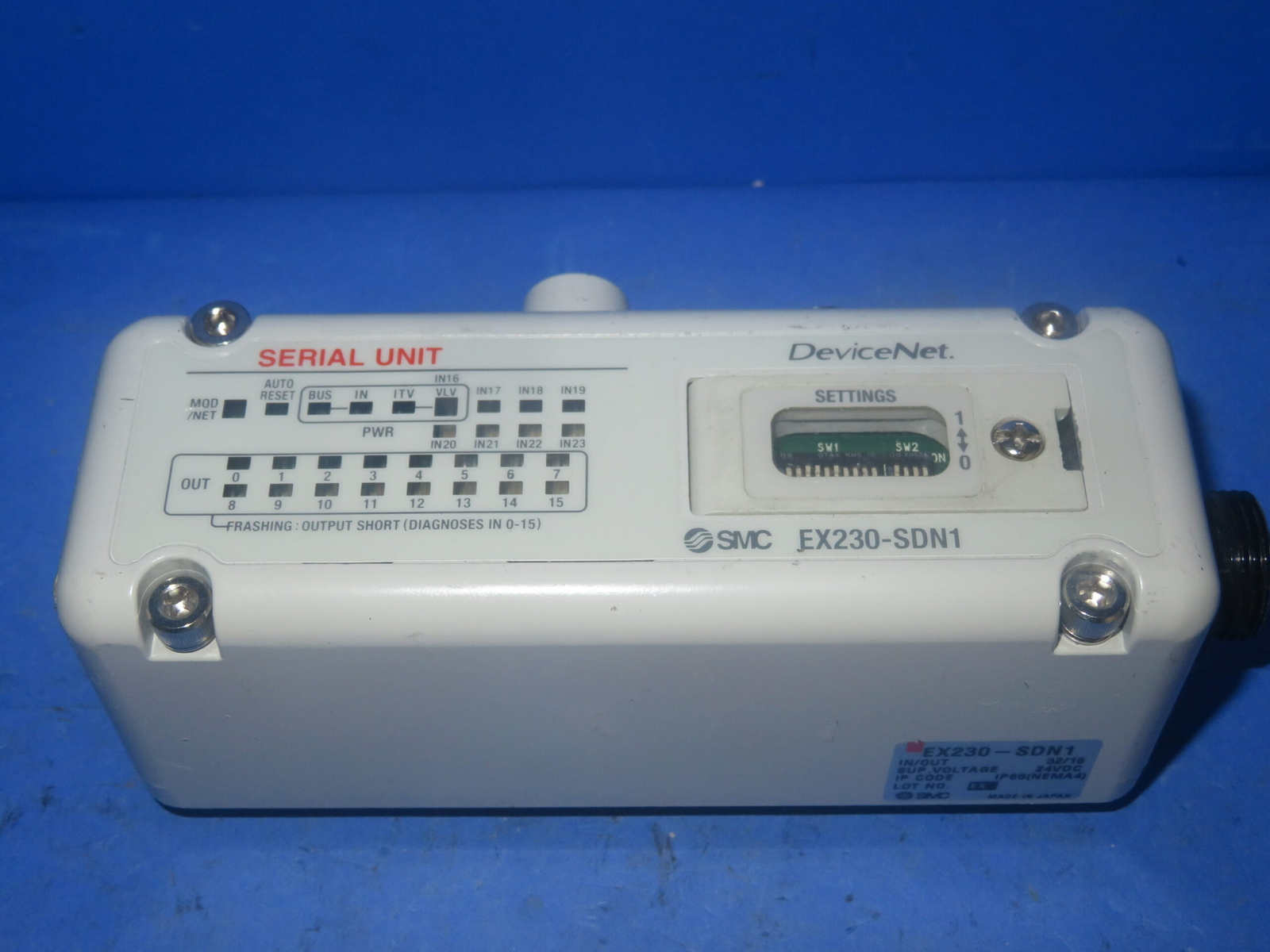 SMC EX230-SDN1 Devicenet Interface Module + 1 Year Warranty