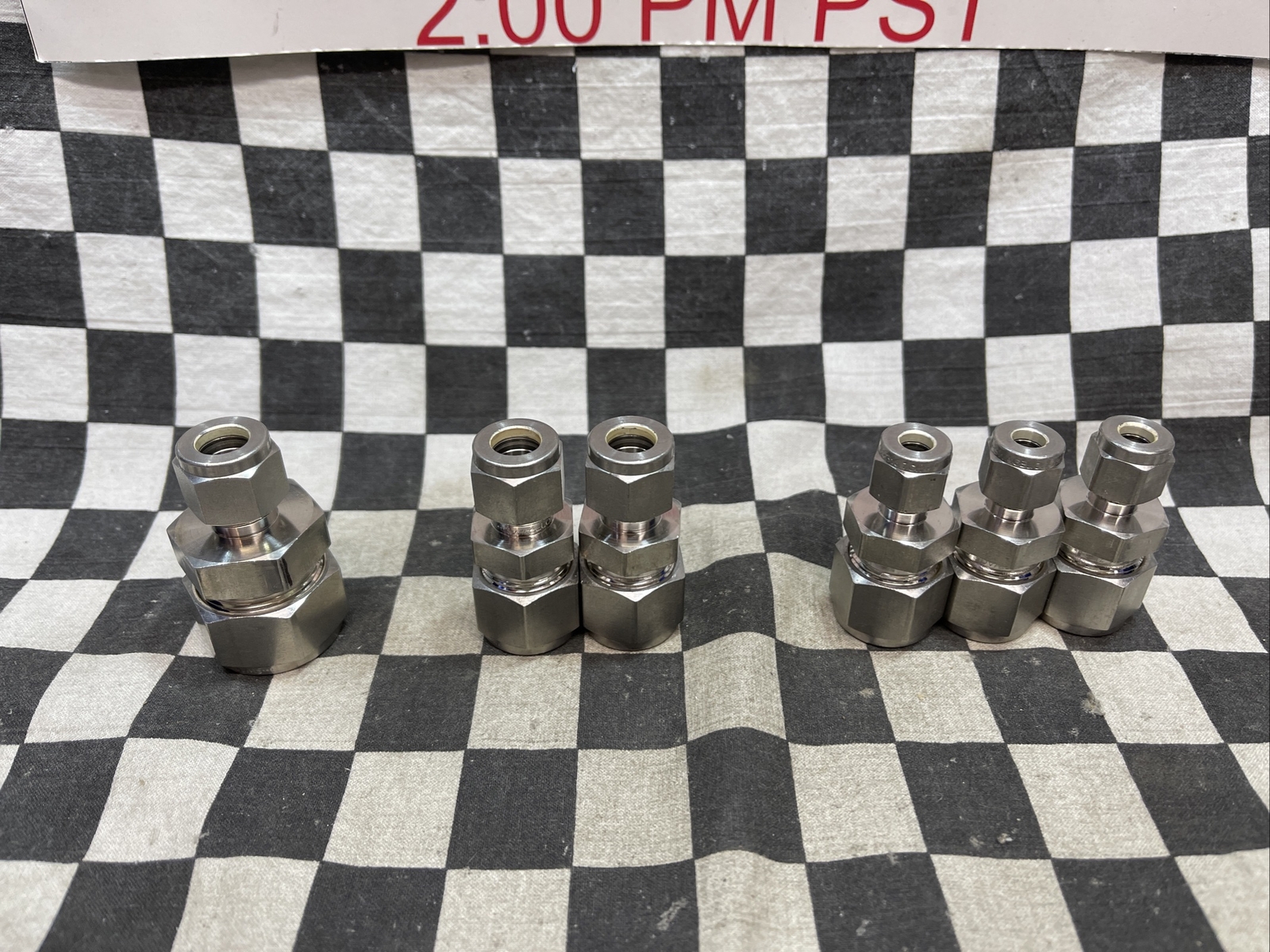 SWAGELOK REDUCER UNION, SS-810-6-4, SS-810-6-6, SS-1210-6-6, LOT OF 6#1606V30