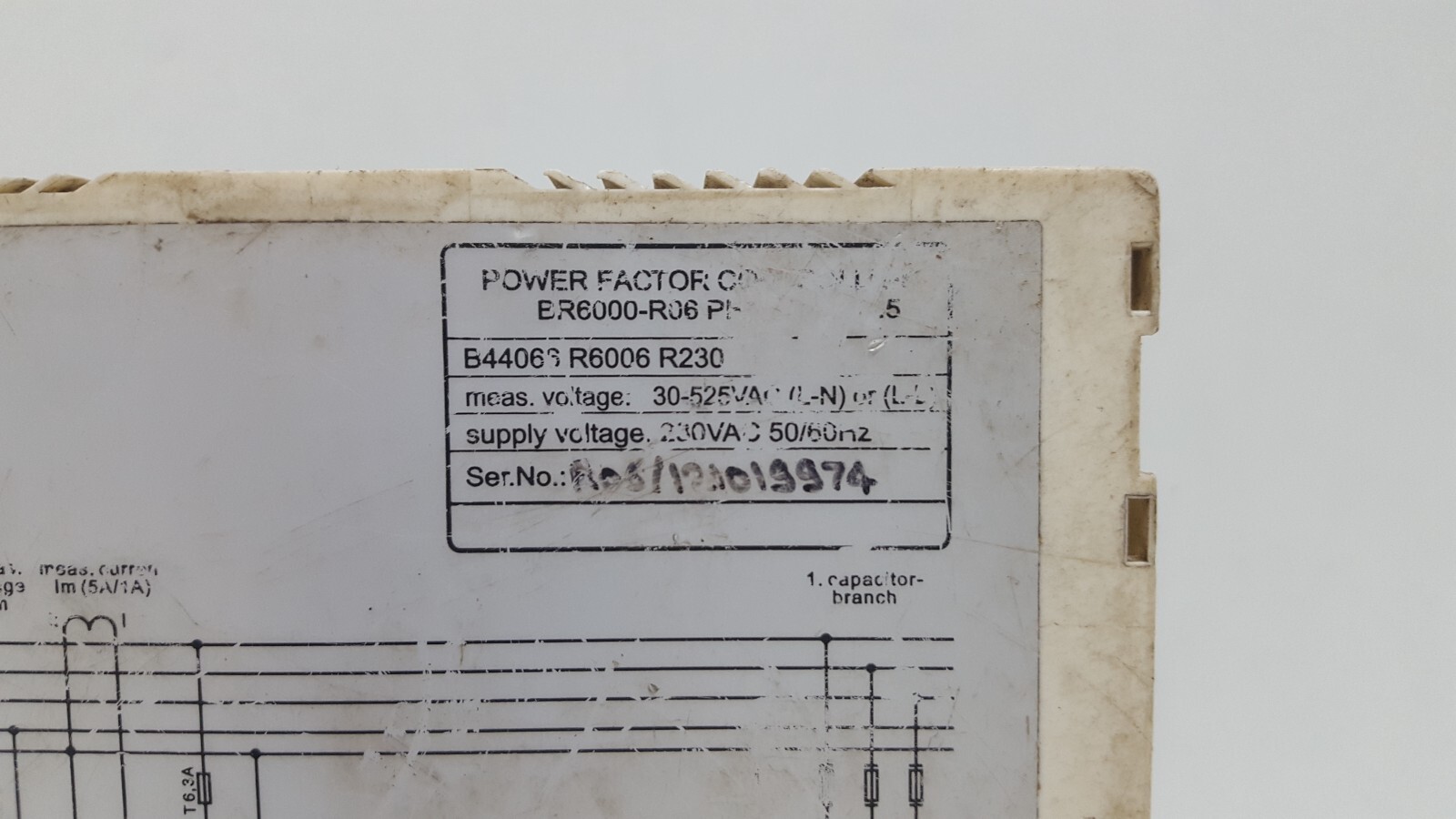 EPCOS POWER FACTOR CONTROLLER BR 6000 / PARTS ONLY