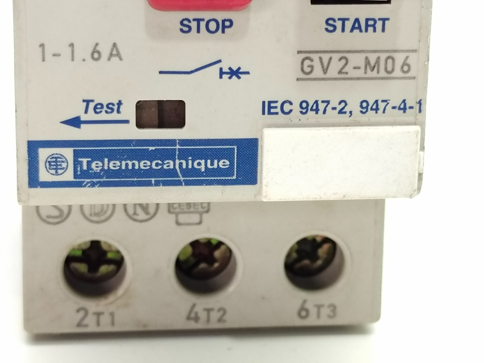 Telemecanique GV2-M06 Manual Motor Starter (FREE SHIPPING)