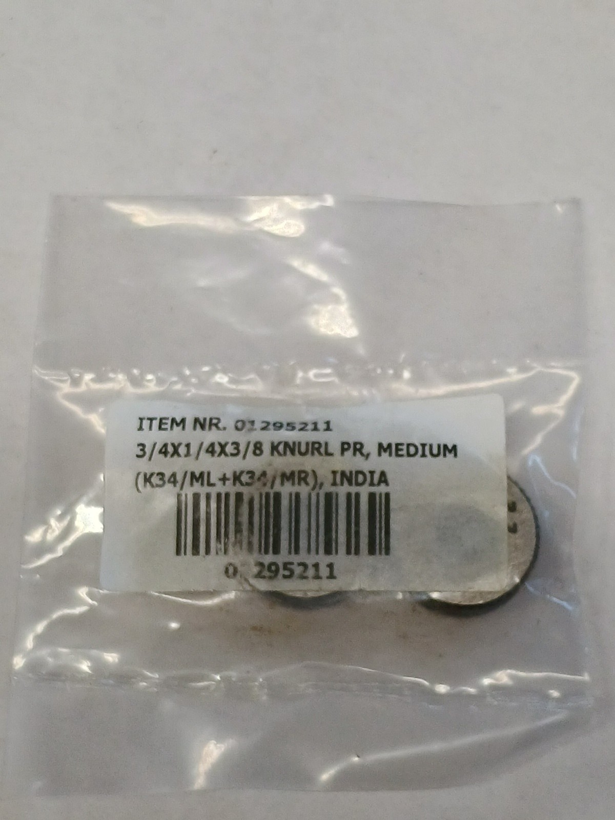 3/4 x 1/4 x 3/8 Knurling Tool Wheel PR Medium HSS (K34/ML+K34/ML) Pack of 2 pcs
